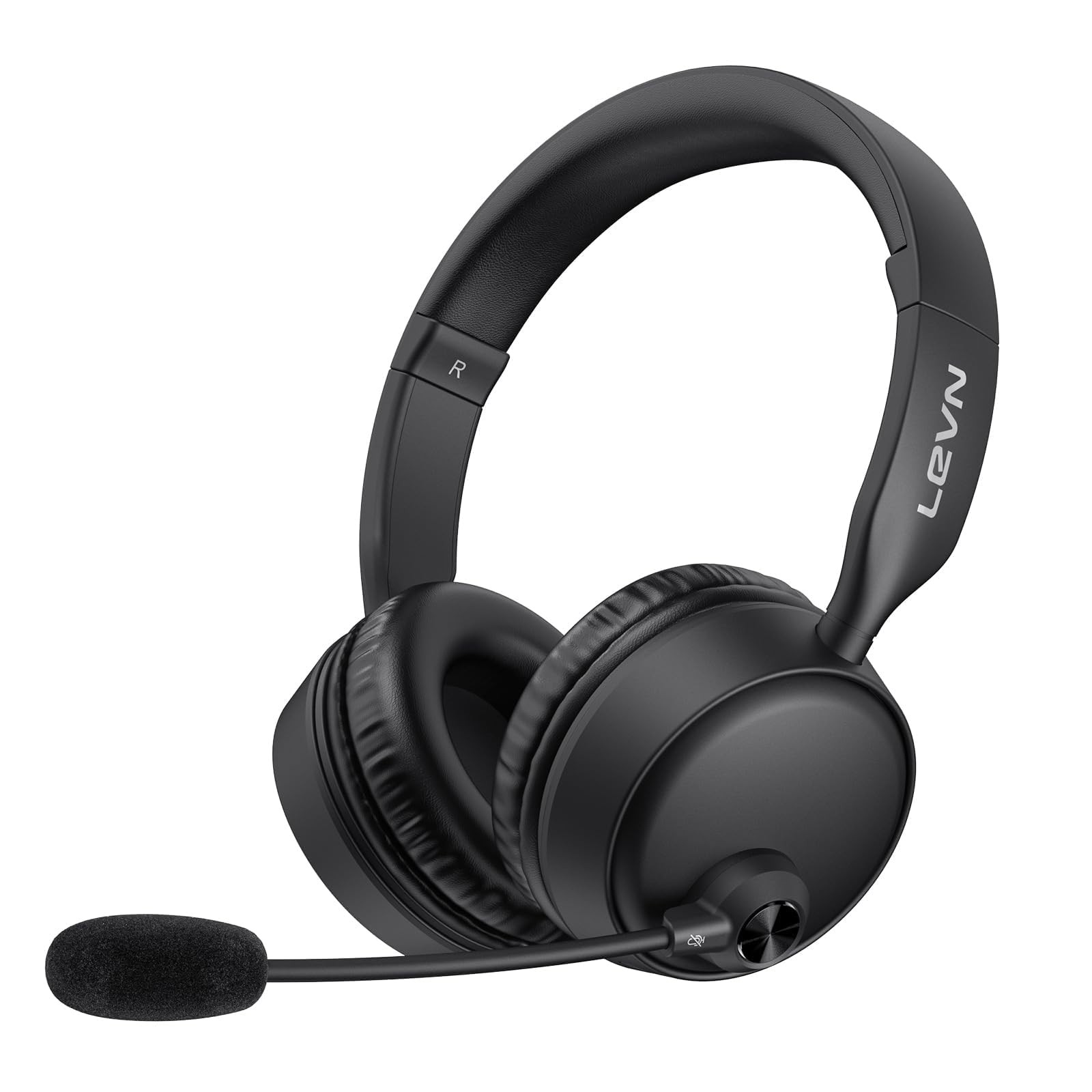 Wireless Headset with Mic for Work, Wireless Headset with Microphone AI Noise…