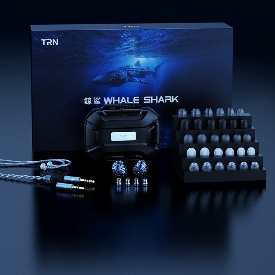 TRN Whale Shark 3DD+1 Planar Driver lEM Earphones