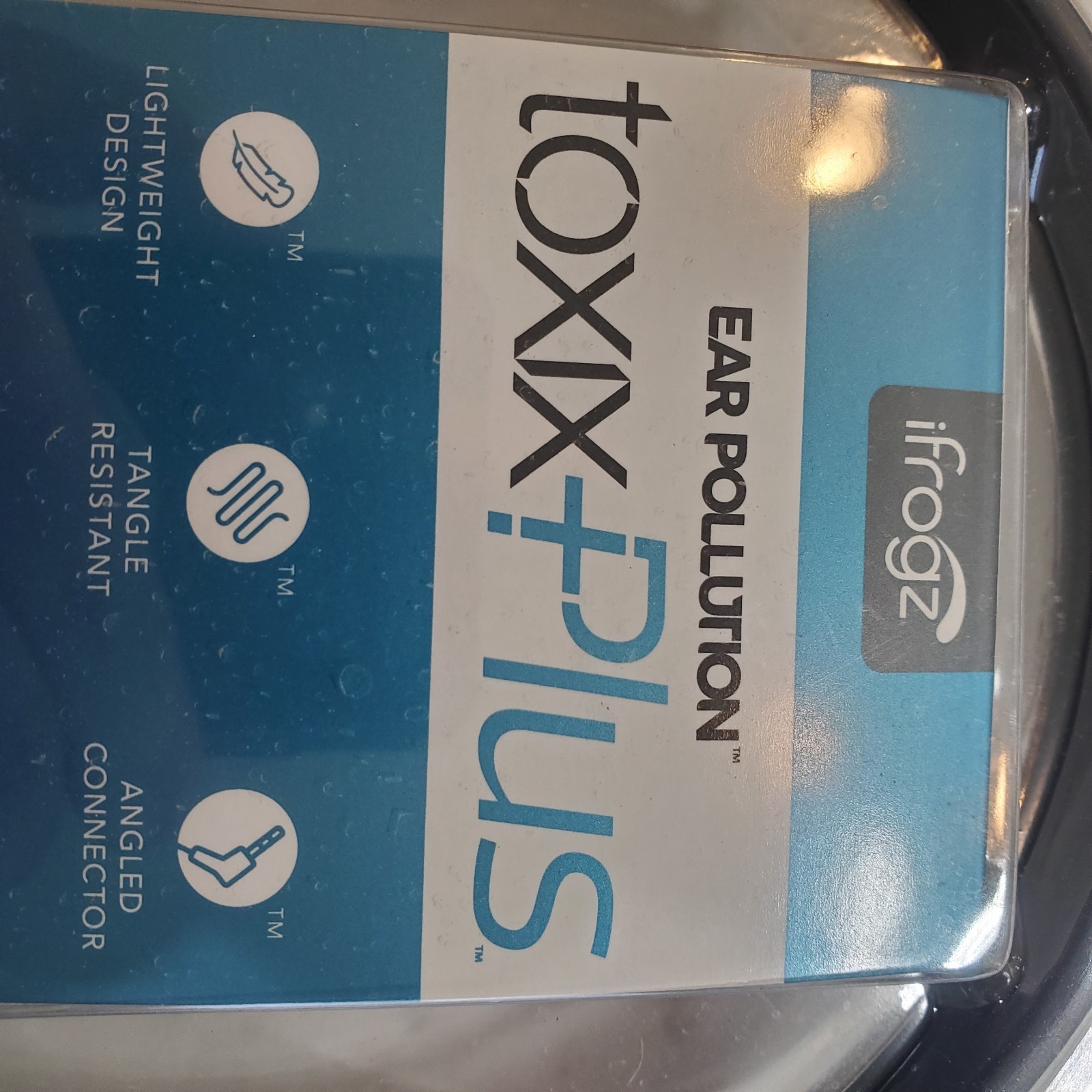 x2 Pack ifrogz Ear Pollution TOXIX Plus Stereo Headphones Mic+ Controls