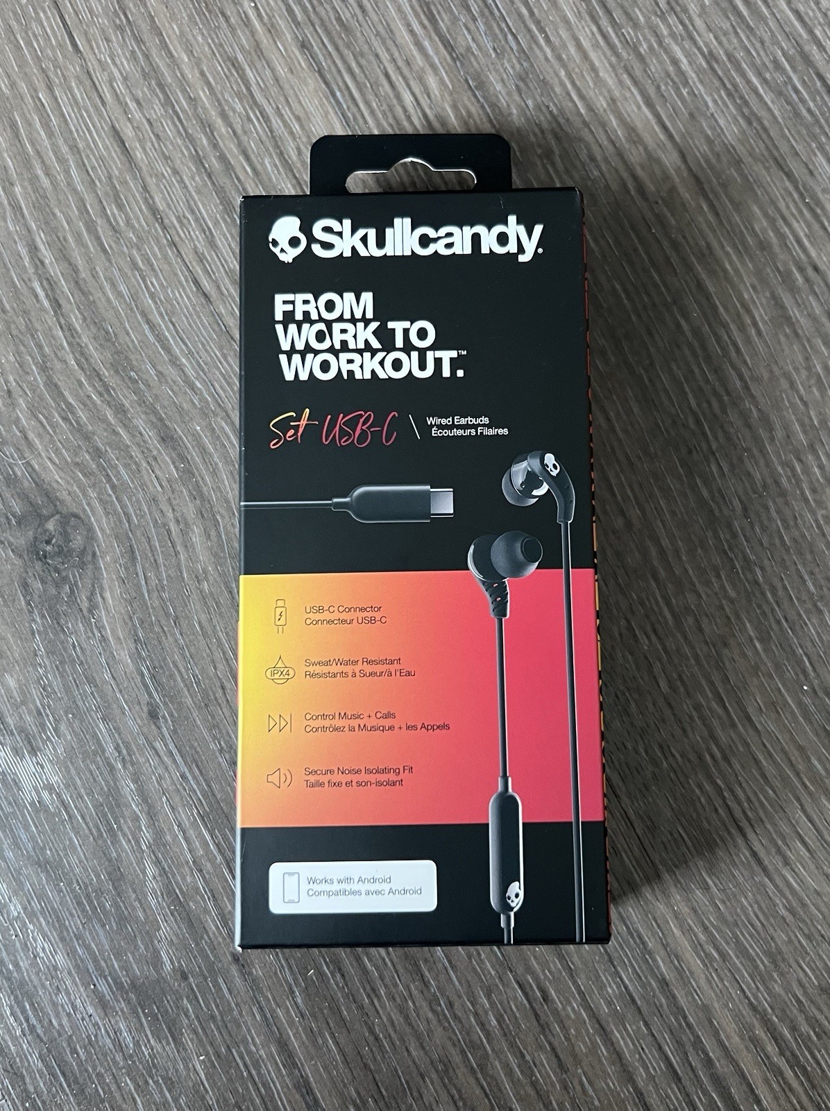 New Skullcandy Set USB-C Wired In-Ear Headphones – True Black (S2SXY-N740)