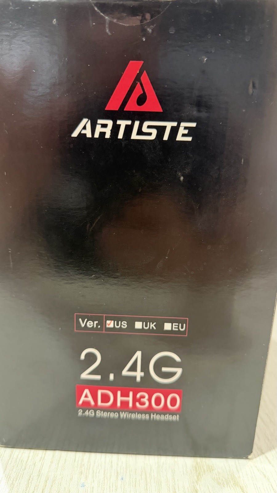ARTISTE ADH300 2.4GHz RF Wireless Stereo Headphones w/ Charging Base for TV
