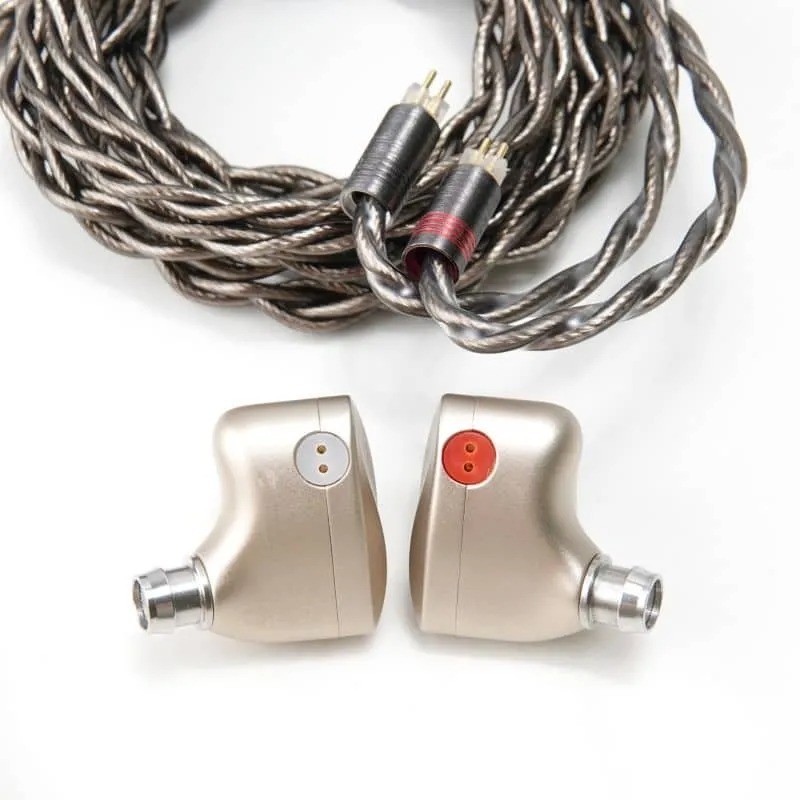 Dunu Vulkan2 2DD+6BA Driver Hybrid Architecture In Ear Earphones
