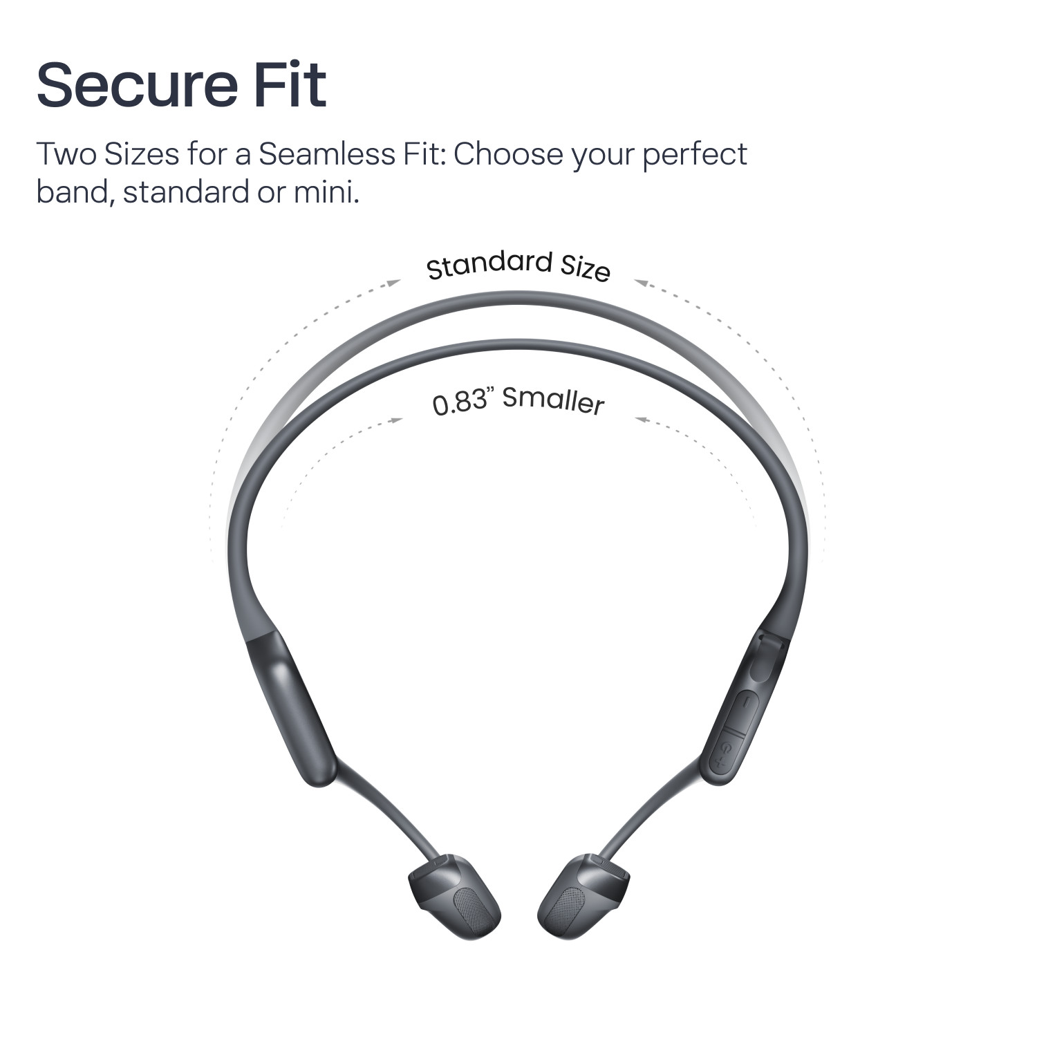 Shokz OpenRun Pro2 Mini Conduction Sports Headphones – Black
