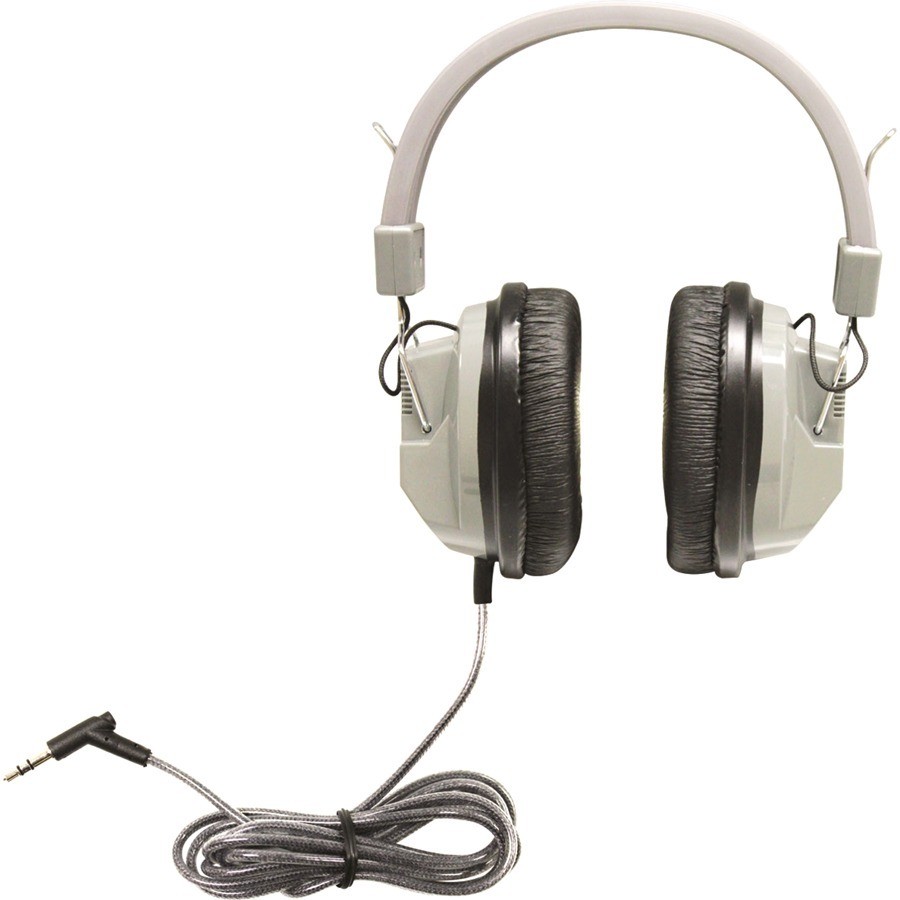 Hamilton Buhl Deluxe Stereo Headphone With 3.5mm Plug – Stereo, Mono – Gray –