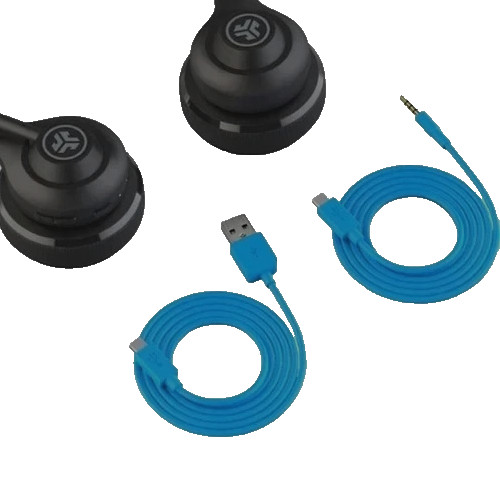 JLab GO Work Wireless & Wired On-Ear Headset 55+ BLUETOOTH MULTIPOINT open box