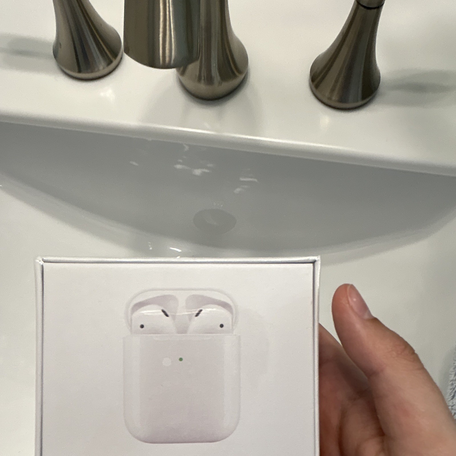 Earbuds Wireless Bluetooth In-Ear Earbuds, White, Double Earpieces