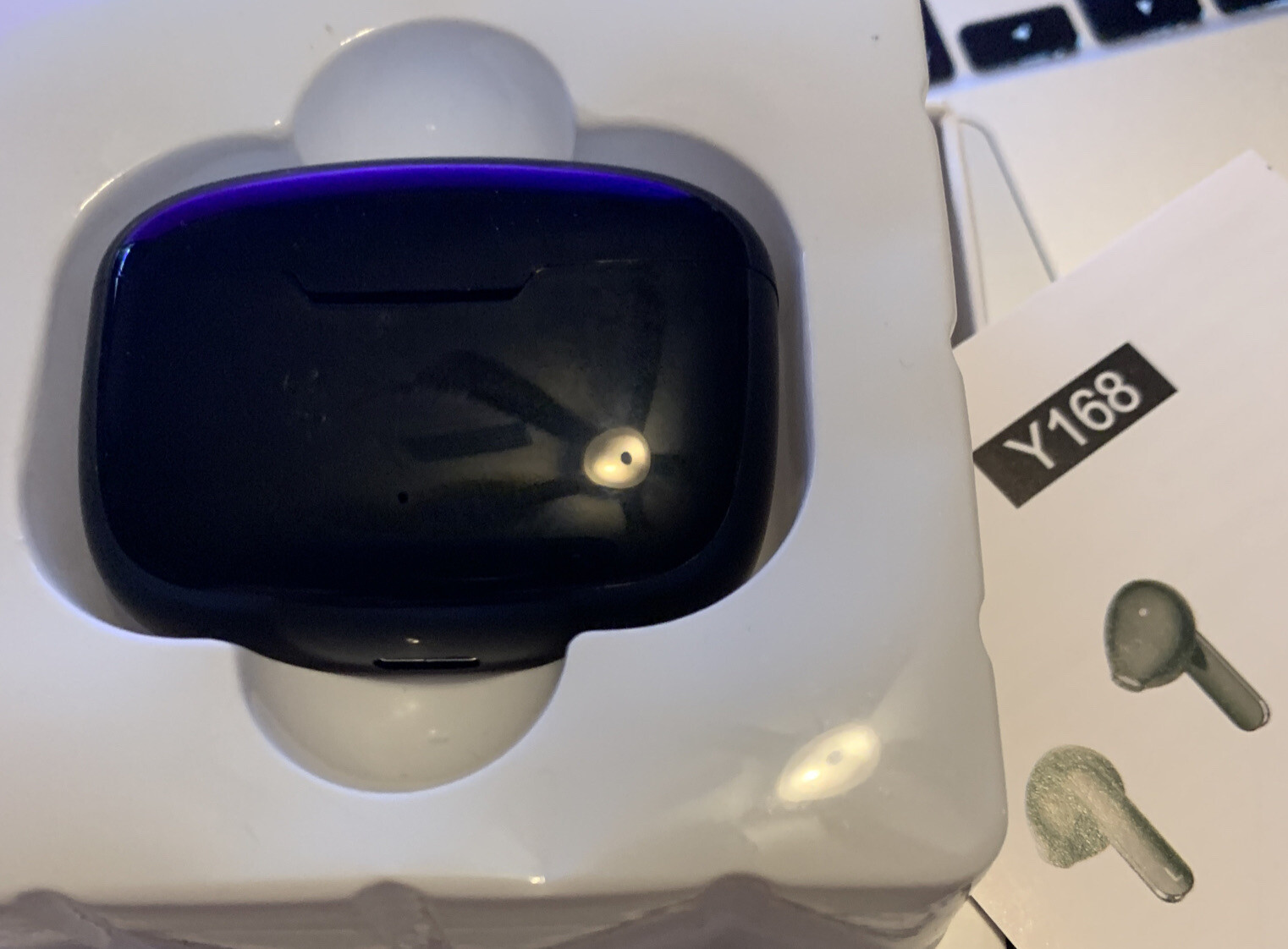 Earbuds Wireless Bluetooth Connection w Charging Case Included GENMAIGOU Y168