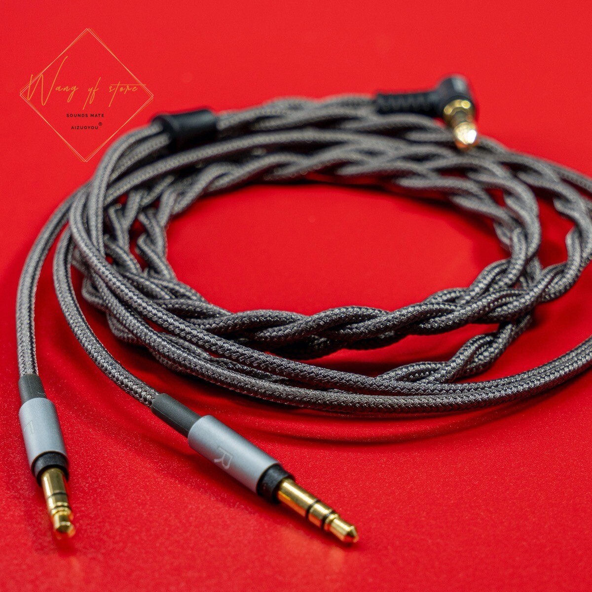 Hifi Balanced Audio Cable Cord For HarmonicDyne Helios / Zeus Headphone Occ 1.2m