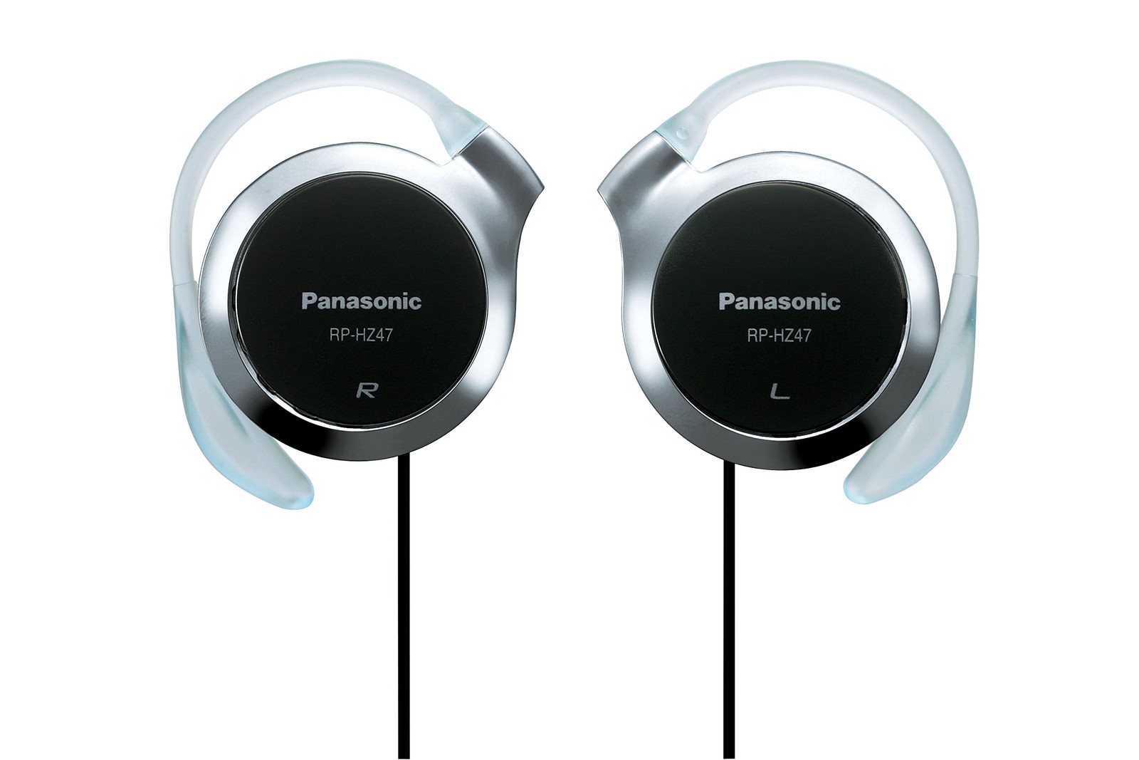 Panasonic RP-HZ47-K Clip-on Headphones Black Ultra-Slim Wired Japan New