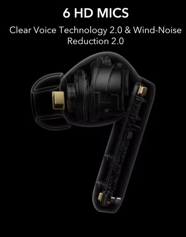 CMF by Nothing Buds Pro 2 50 dB ANC Dark Grey,Spatial Audio Bluetooth Headset