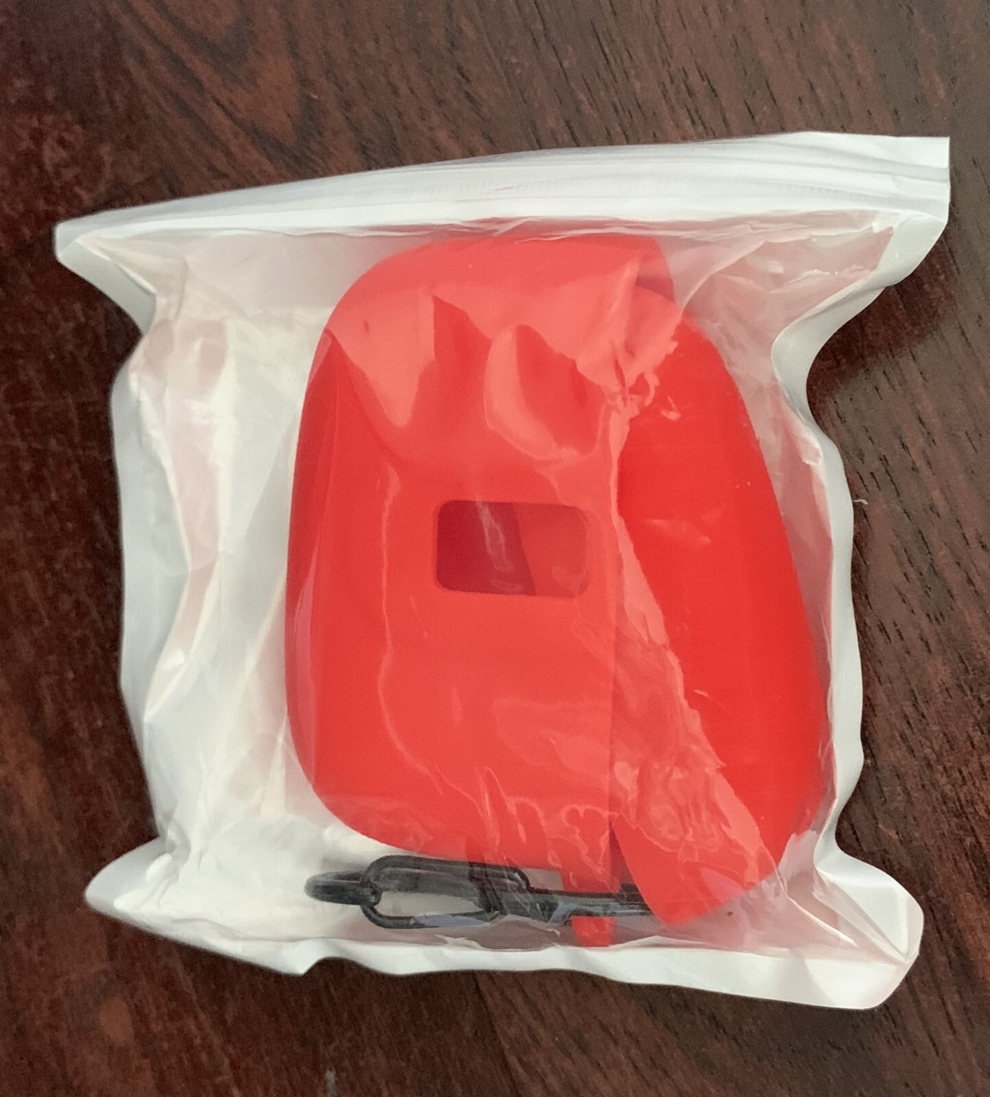 smaate Earbuds Case Compatible with TAGRY X08 Wireless Headphone, red silicone