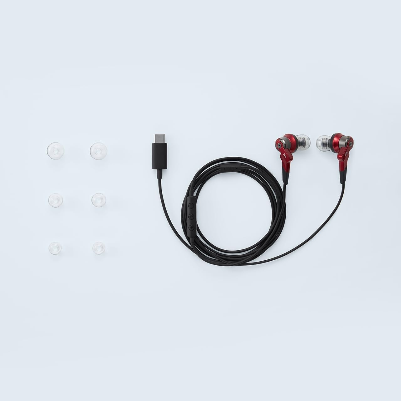 radius VOLT HP-NHR21C USB-C IEM Hi-Res 32bit/384kHz DAC Graphene Earphone Type-C