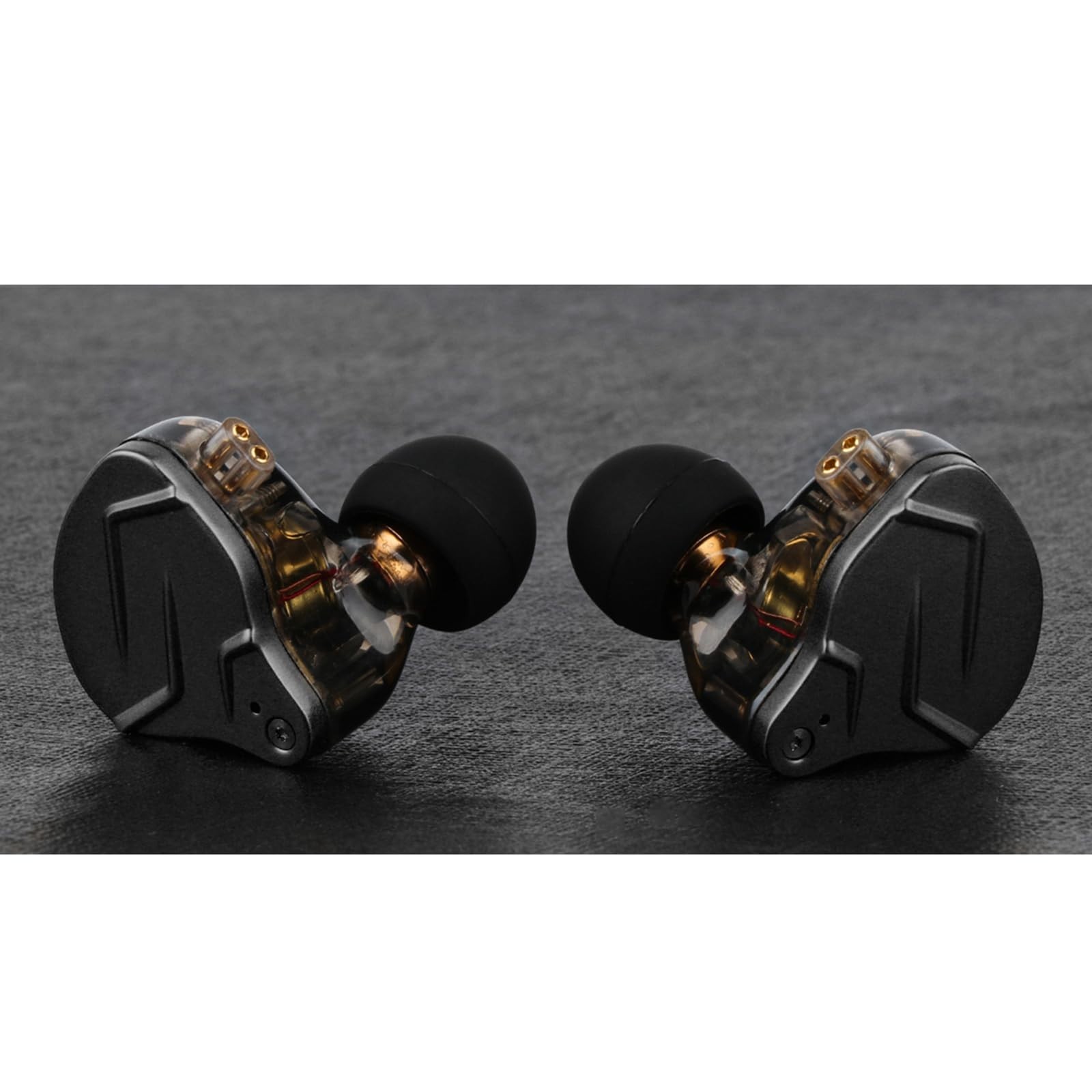 Dual Driver HiFi In-Ear Monitors, Hybrid Metal Earphones, Detachable Cable, Zinc