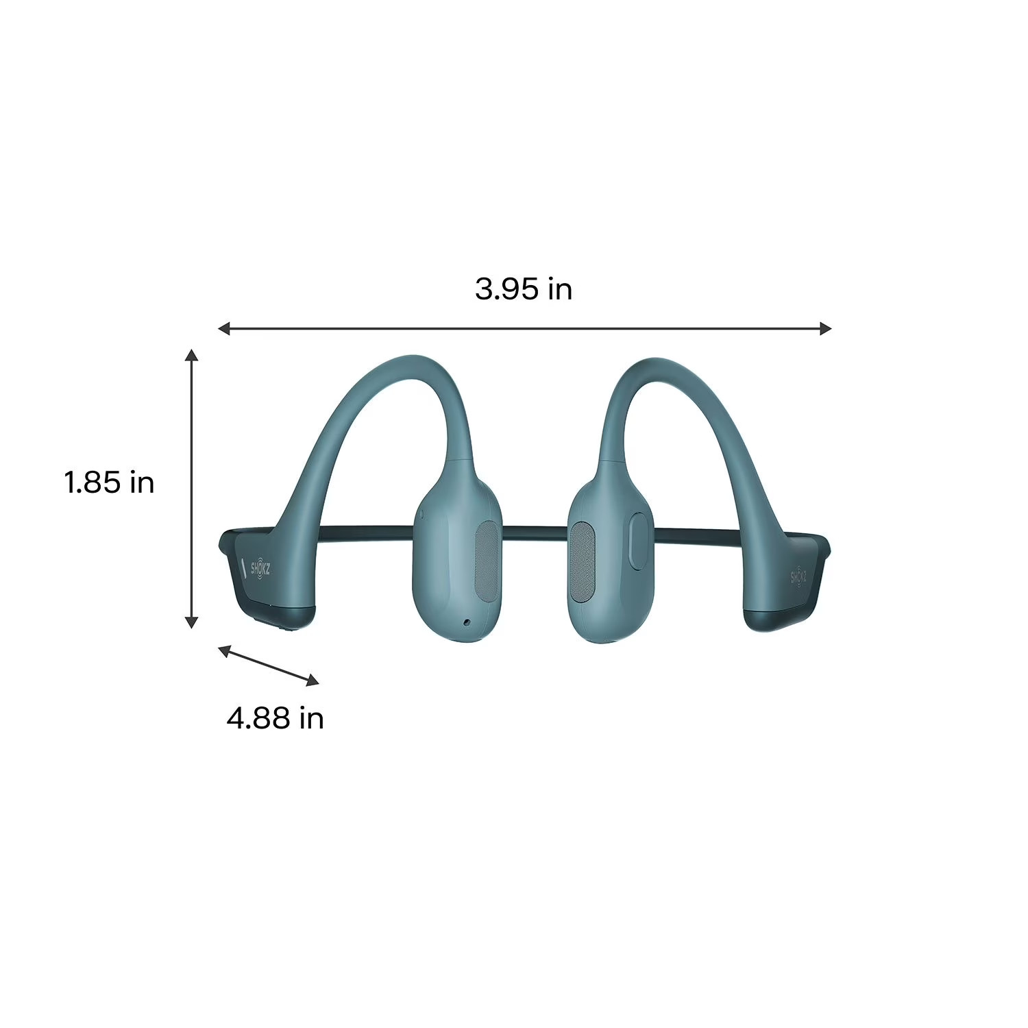 Shokz – OpenRun S803 Bone Conduction Open-Ear – Endurance Headphones ~ Blue