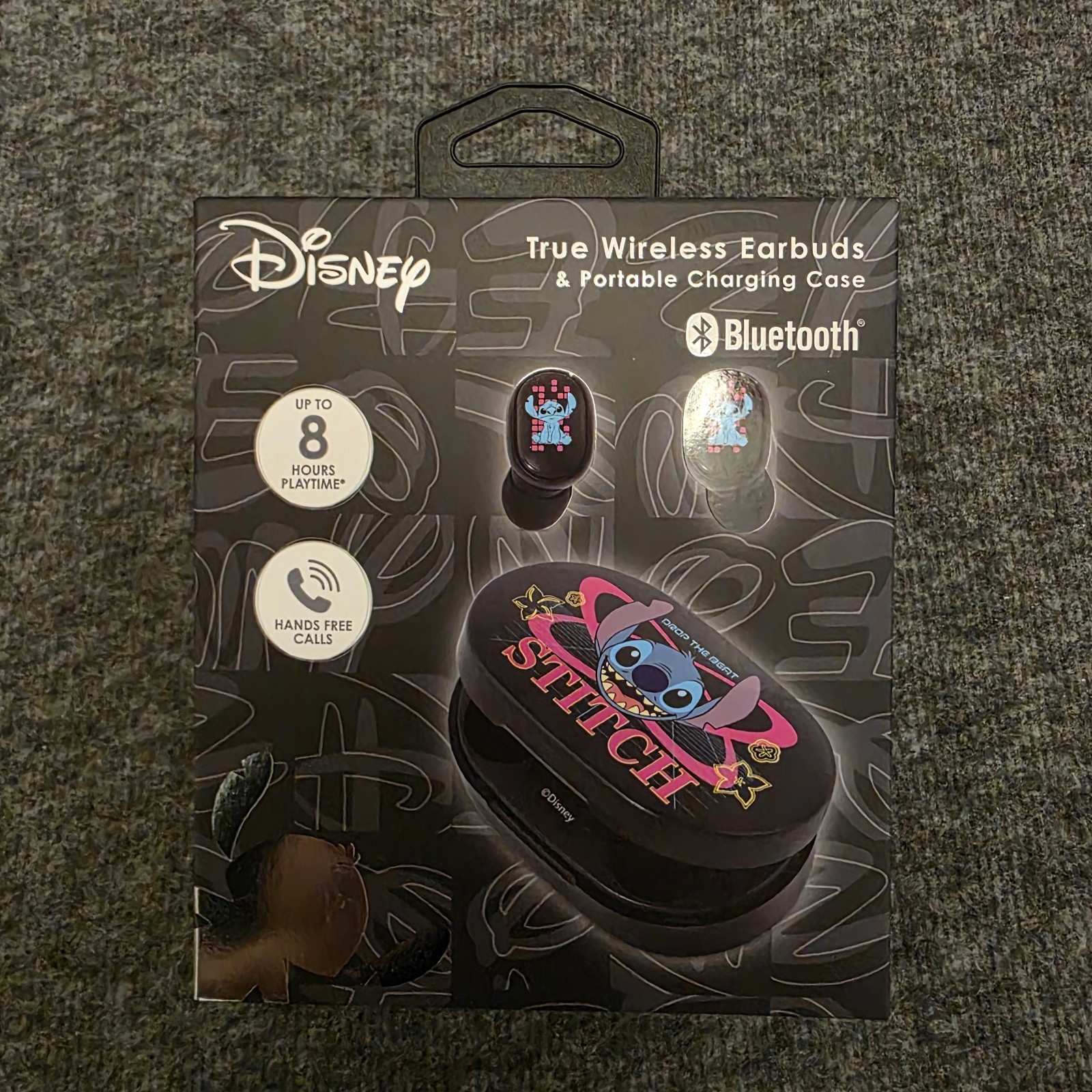2025 iJoy | Disney STITCH Drop the Beat True Wireless Earbuds & Charging Case