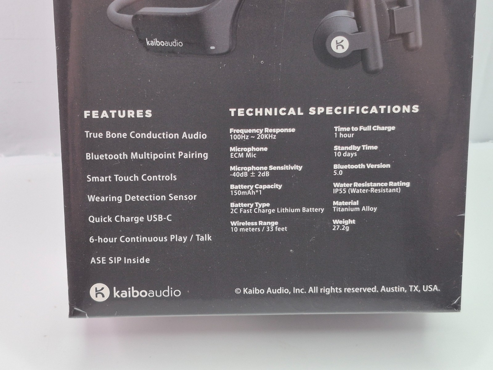 Kaibo Verse Plus – Bone Conduction Headphones New!