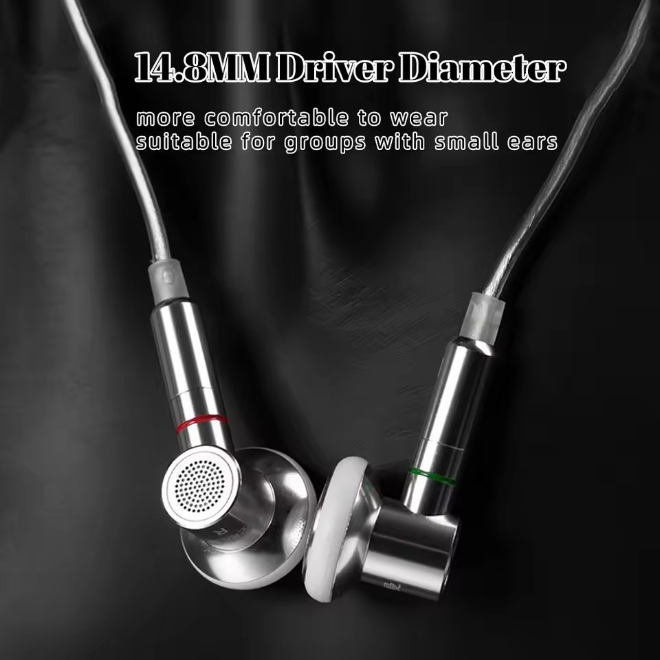 QIGOM S30 Ice Soul Grass 14.8MM Driver 32Ω 112dB 3.5/4.4mm HIFI Earphones
