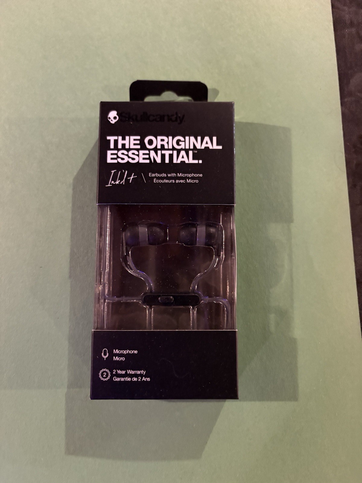 SKULLACANDY The Original Essential. Inkd + Earbuds With Microphone – Black! A11