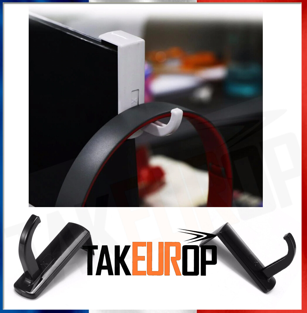 Headphone Holder Hanger Hook PC Monitor Stand Headphone
