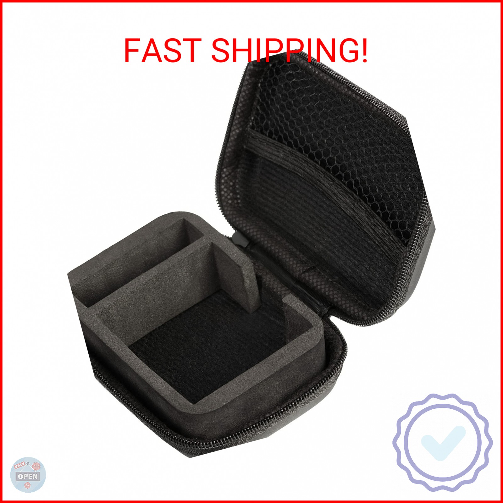 IEM Case for in-Ear Monitors, Headphones & Earbuds – EVA Travel Storage Bag for