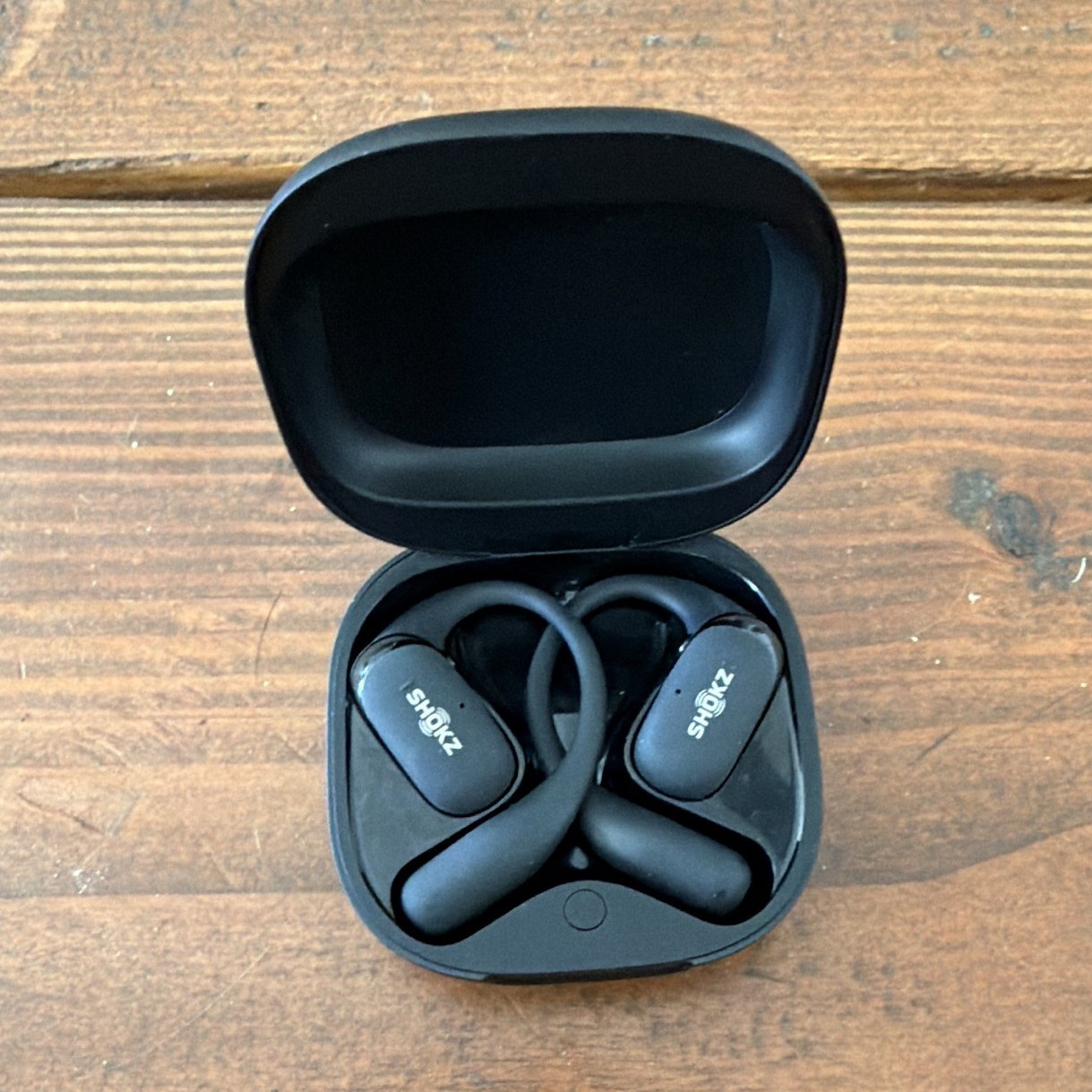 Shokz OpenFit2+ True Wireless Bluetooth Earbuds w/ Charging Case, Black