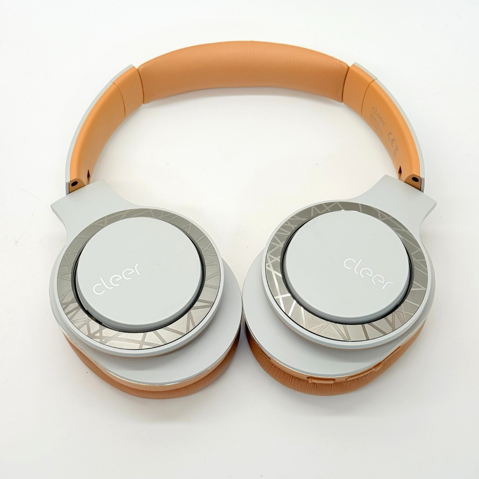 Cleer Audio ANC Noise Canceling Bluetooth Headphones, Smart Control, Beige Tan