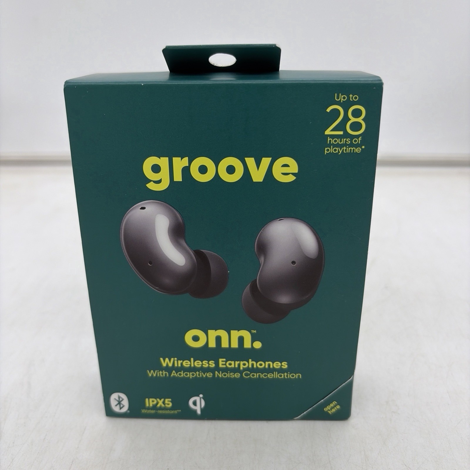 onn. Wireless Active Noise Cancelling/Ambient Sound In-Ear Earphones IPX5