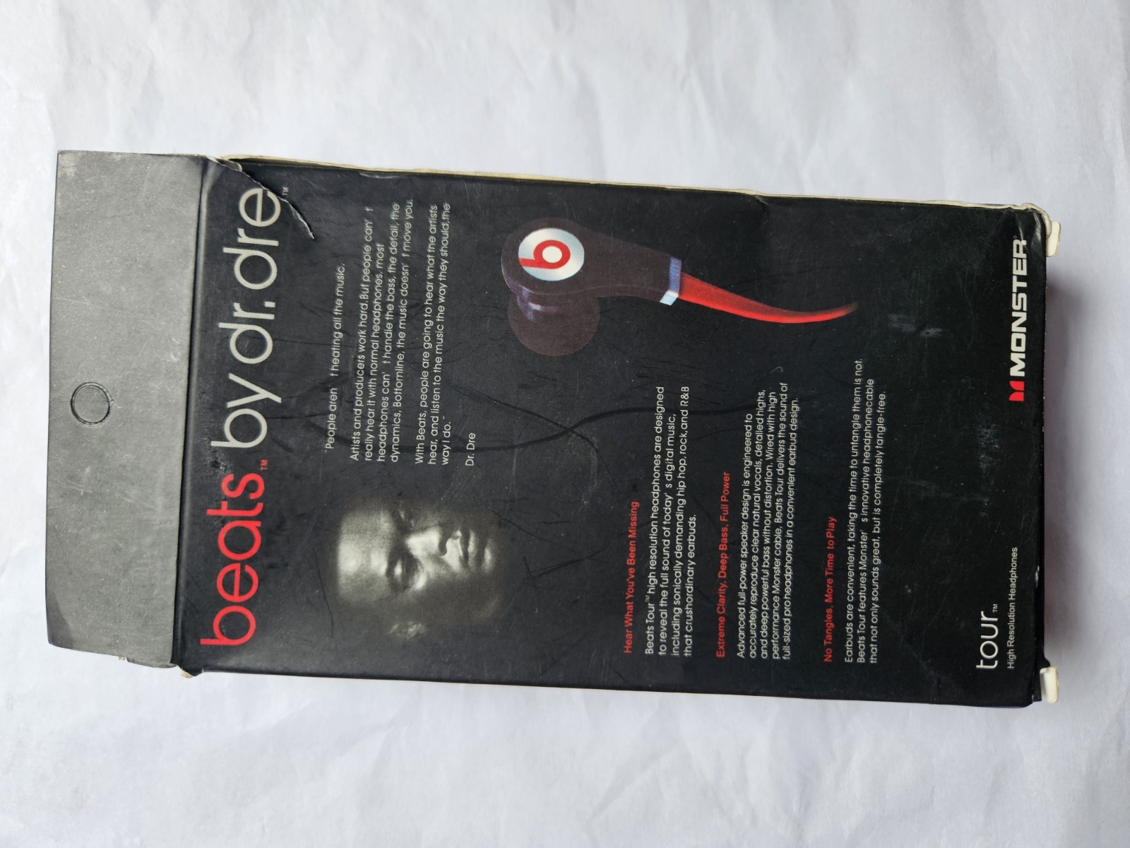 Beats by Dre Beats Tour 2.0 In-Ear Wired Headphone – Black Open Box