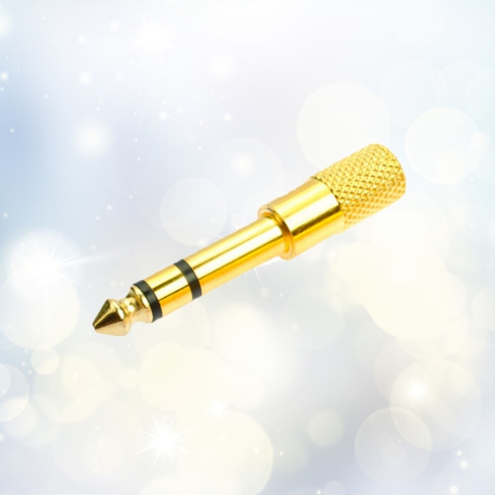 3PCS Per Set 6.5 to 3.5 2-channel Audio Adapter Microphone MIC Audio Adapter