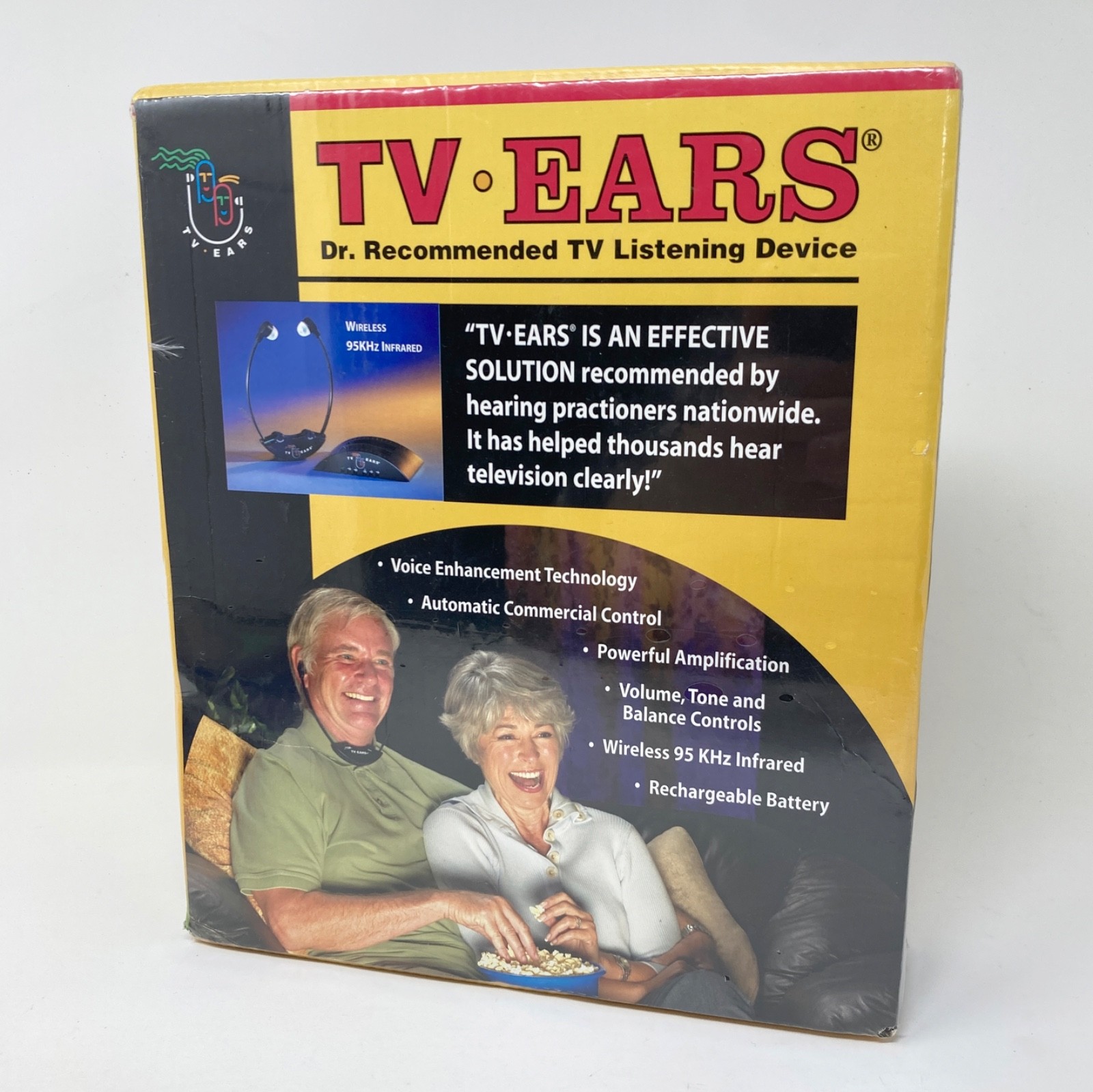 TV Ears Original Wireless Headset System TV Hearing Aid Device (New/Sealed)