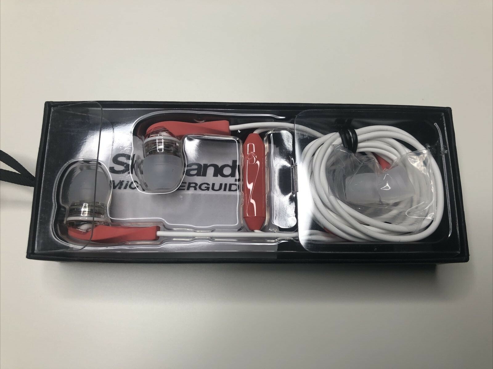 Skullcandy Wink’d Women’s Earbuds in Mash-up/Clear/Coral with Mic – New