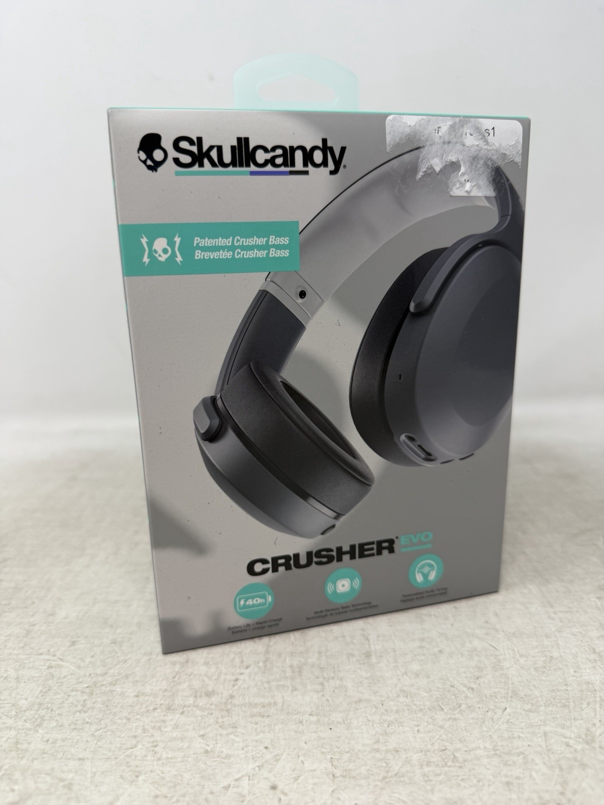 Skullcandy Crusher Evo Wireless Bluetooth Headphones Bone – Gray