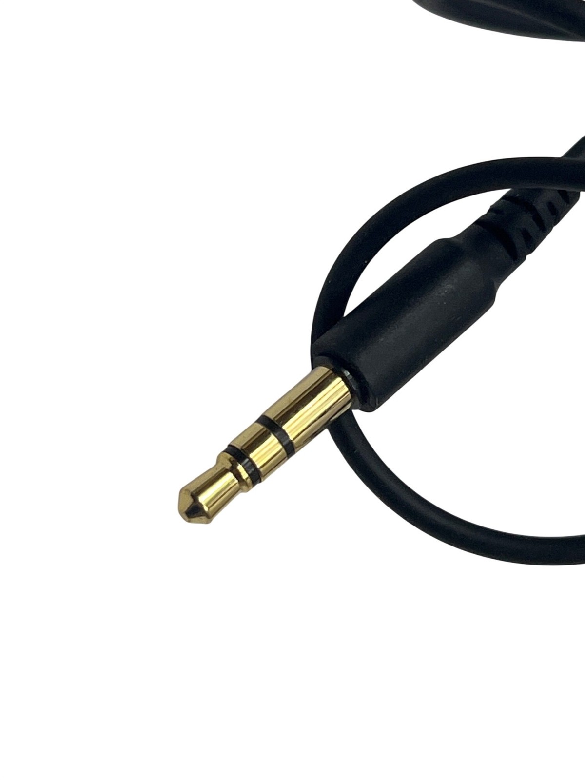 Black In-Ear Wired Earphones W/ 3.5mm Gold-Plated Jack/Silicone Ear Tips S180