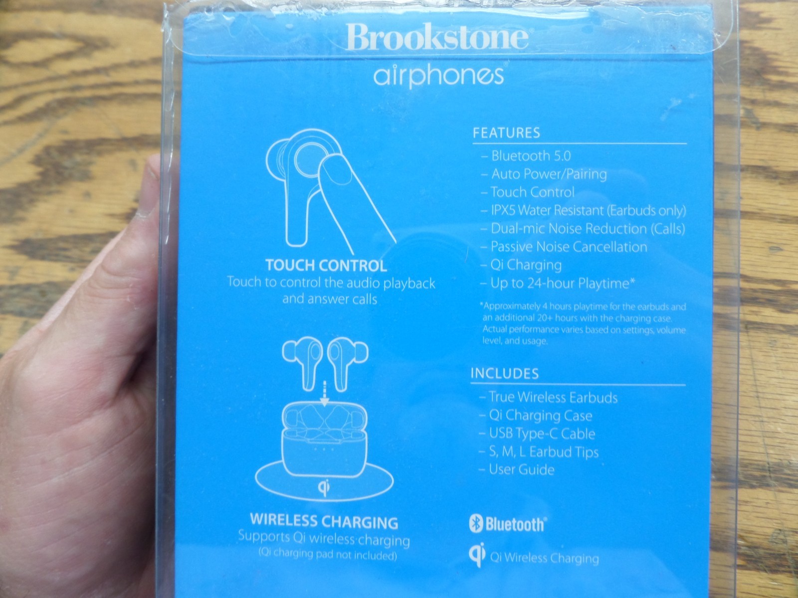 Brookstone Airphones True Wireless Earbuds BKH600