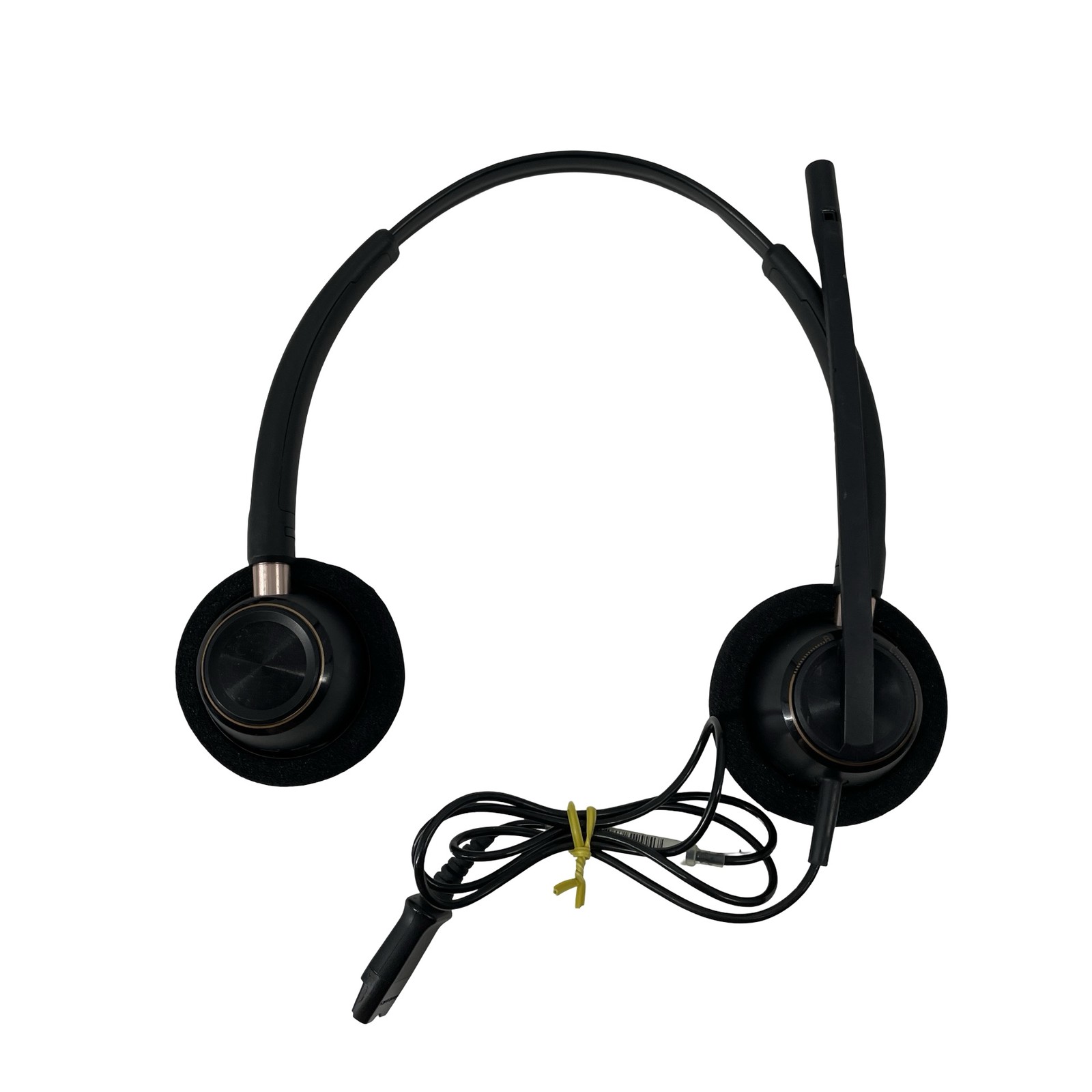 Lot of 7 Plantronics EncorePro HW520 Black Dual-ear Headsets #UL0520