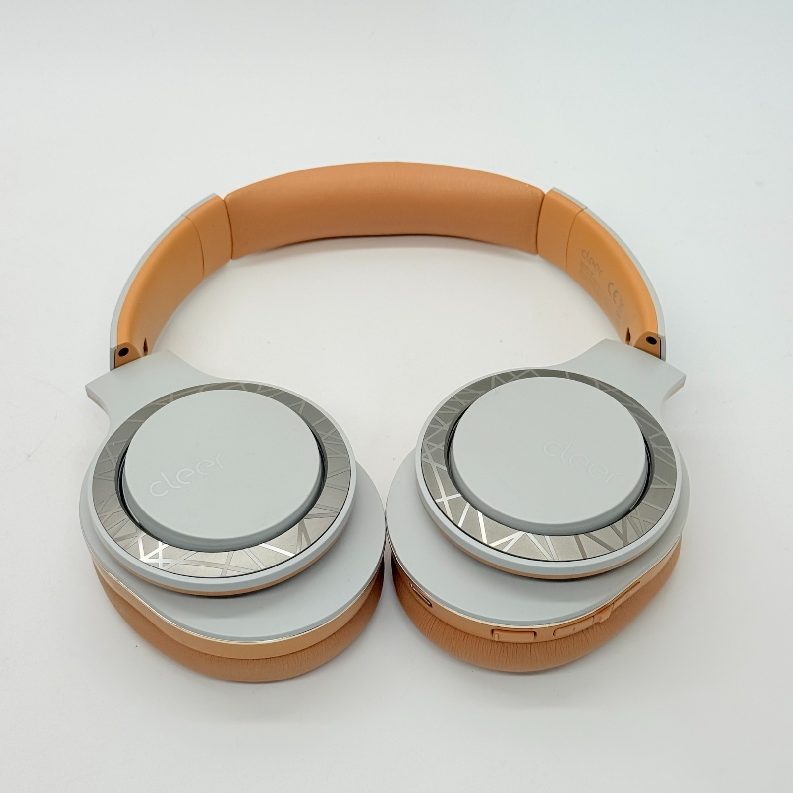 Cleer Audio ANC Noise Canceling Bluetooth Headphones, Smart Control, Beige Tan