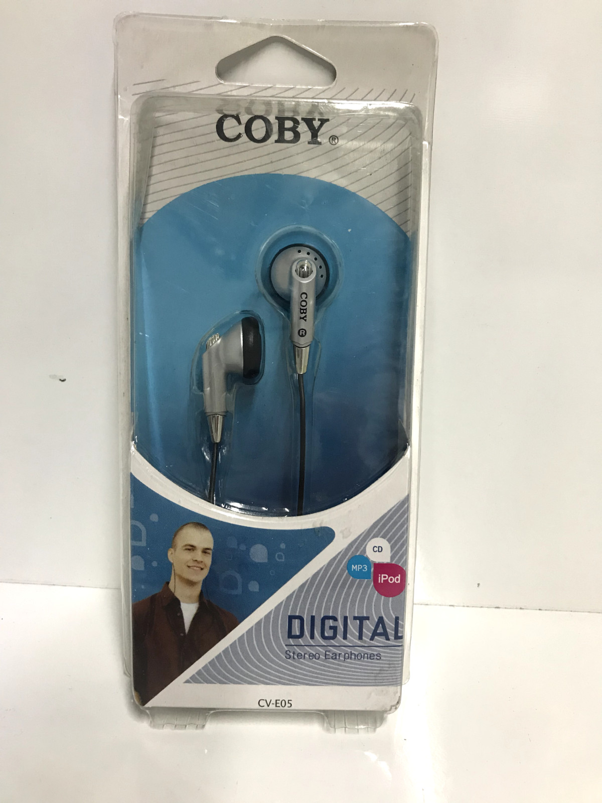 Coby CV-E05 Earbuds Sound Isolation Digital Stereo Earphones (NIB) New Sealed