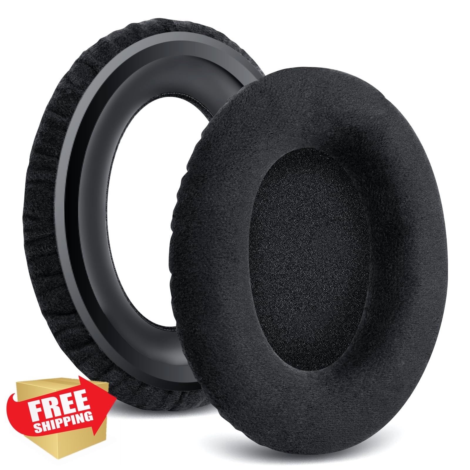 GEVO Earpads Velour for Sennheiser HD598 HD518 HD558 HD599 HD569 HD560S Black