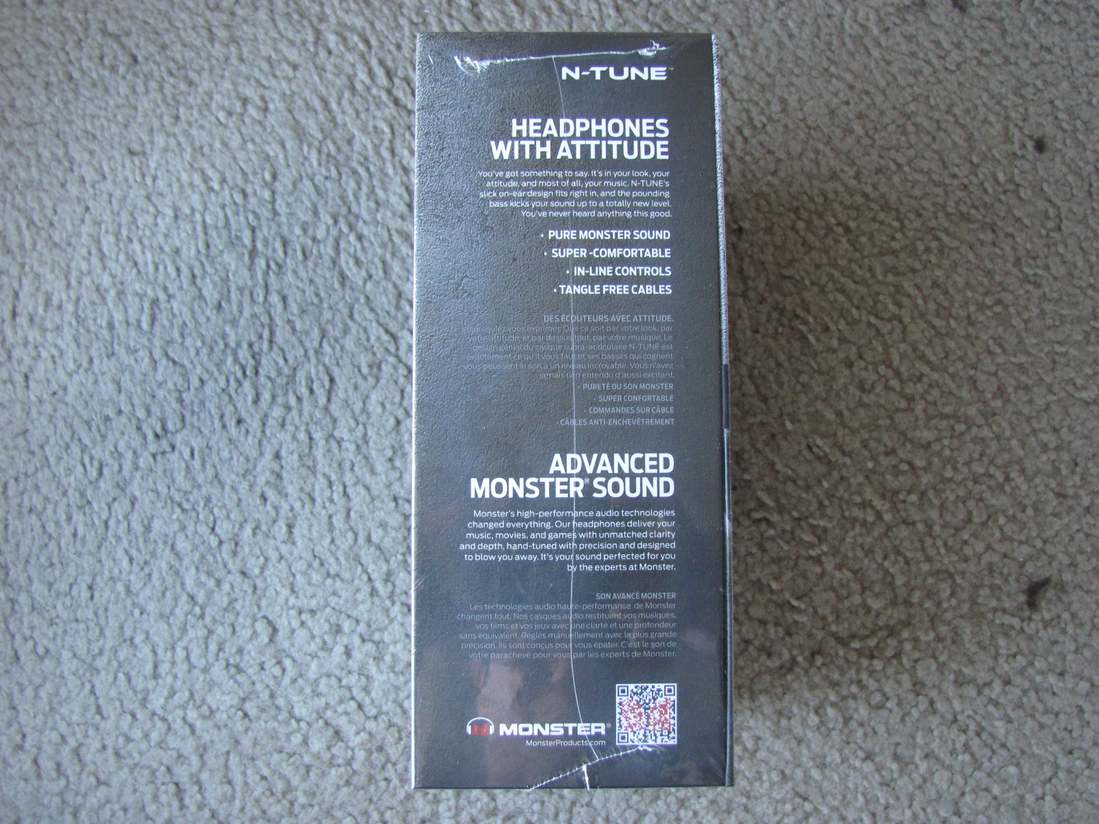 Brand New Monster N-Tune High Performance On-Ear Headphones Cobalt Blue (128452)