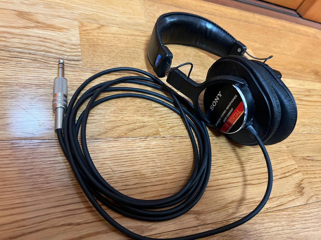 SONY MONITOR HEADPHONES MDR-CD900ST Dynamic Stereo Studio Type Black Tested Work