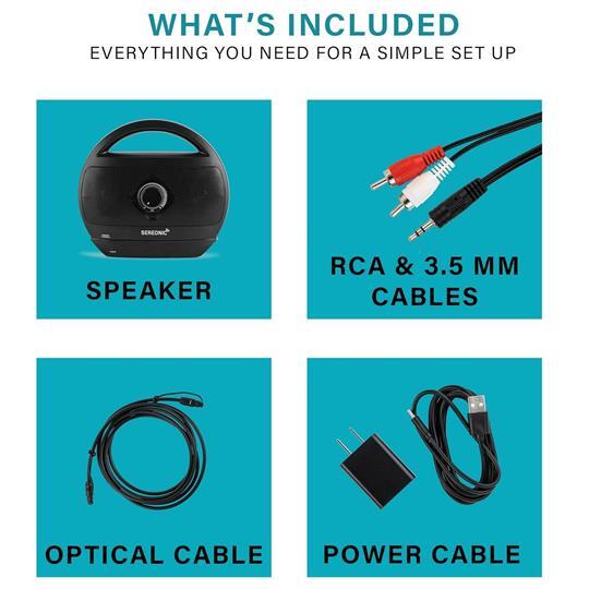 Sereonic BT-300 Wireless TV Speaker | Black