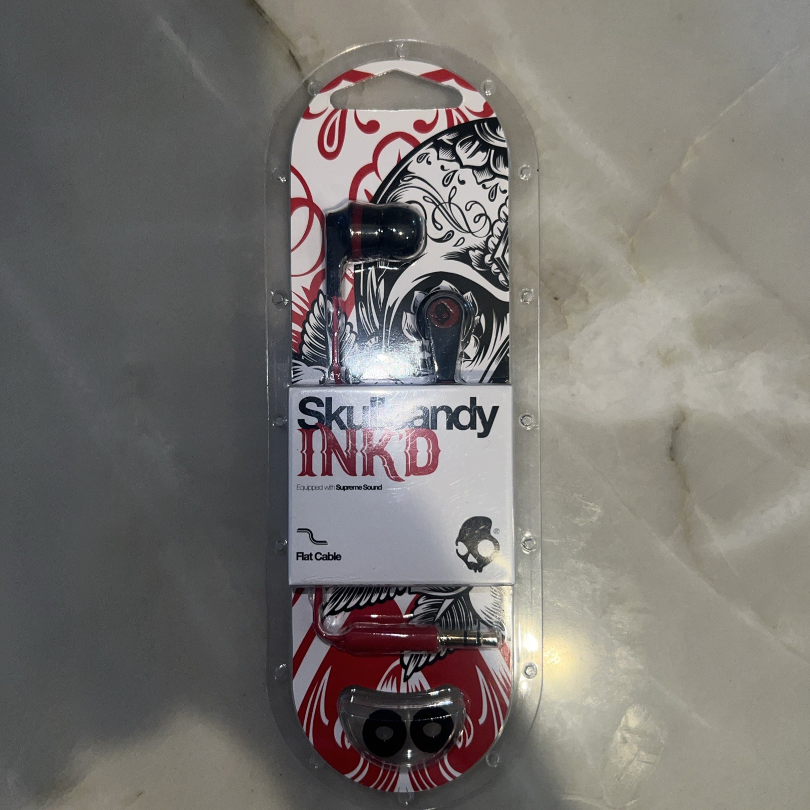 Skullcandy S2IKDZ-010 Earphones – Red New Sealed and not ever opened