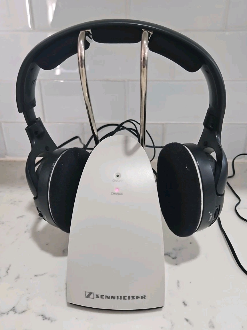 Sennheiser HDR120 Wireless Headphones TR120 Charging Dock Cradle & Power Supply