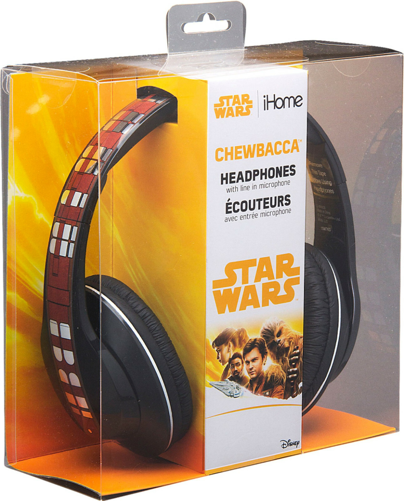NEW eKids iHome Li-M40CB.FXv8M Star Wars Chewbacca Over-the-Ear Headphones