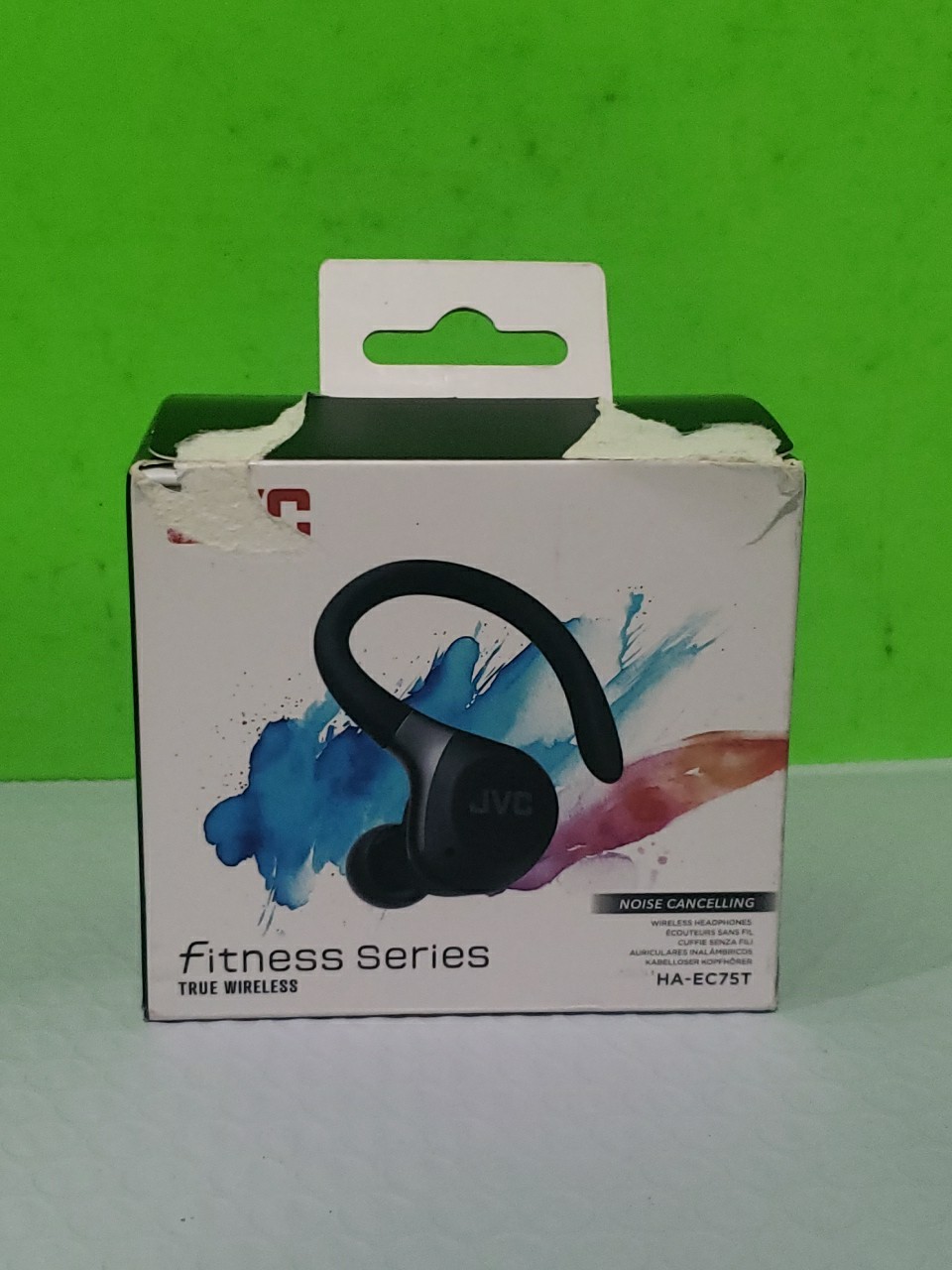JVC Fitness Series True Wireless/Noise Canceling + HA-EC75T Black ( Open Box)