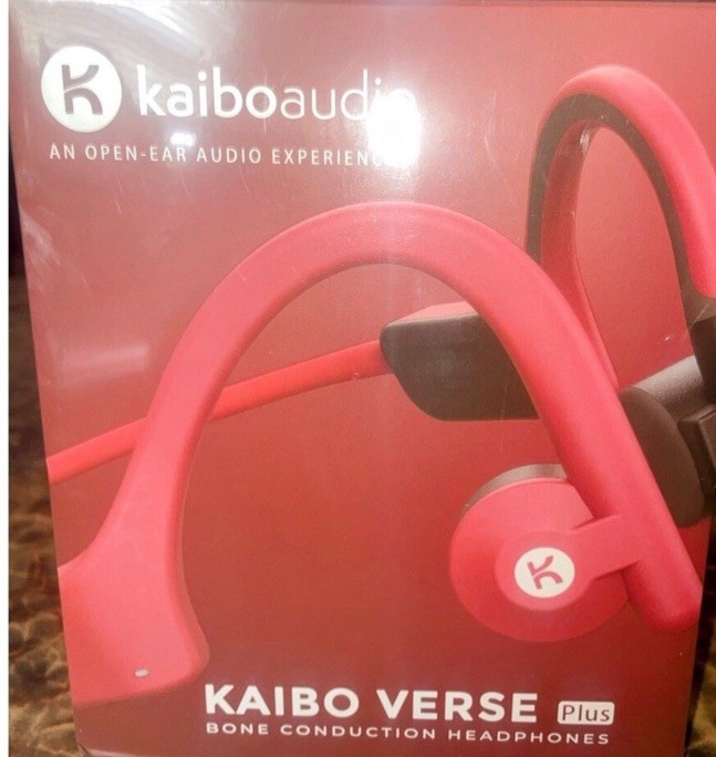 Kaibo Verse Plus – Bone Conduction Headphones (Red)New Sealed 🔥 Red