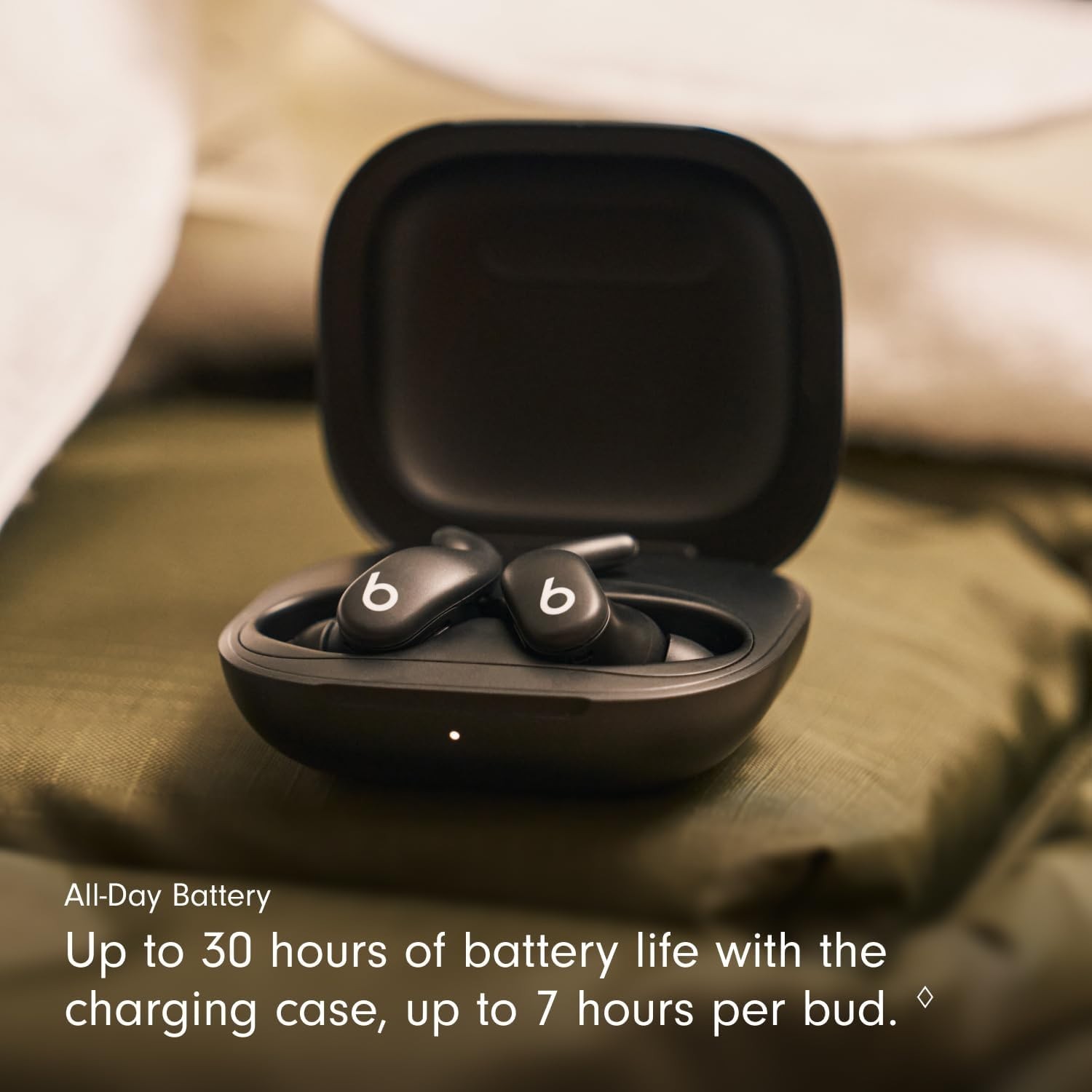 Beats Powerbeats Fit ‎ME2J4LL/A True Wireless Workout Earbuds w/ Wingtips Black