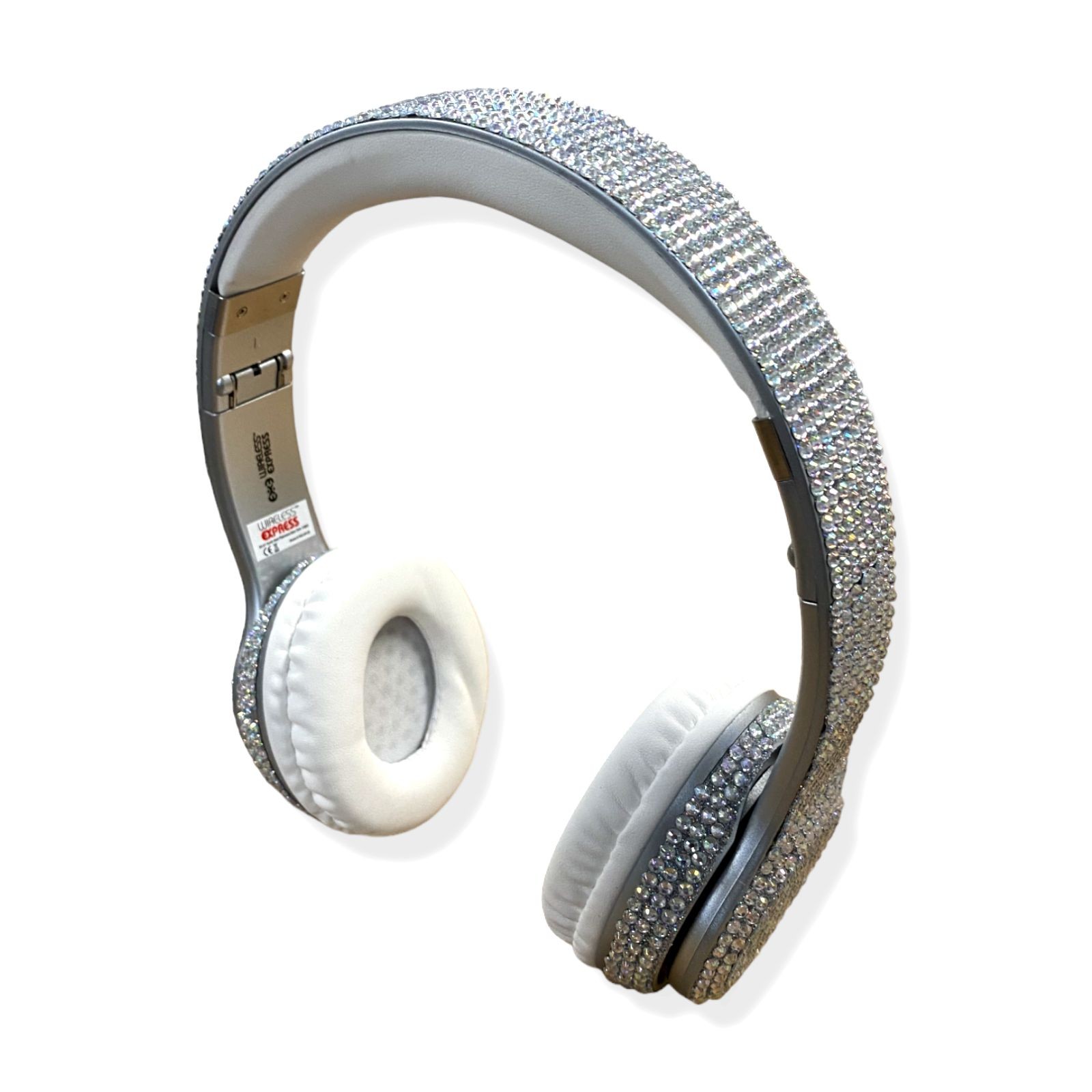 $48 Wireless Express Kids’ Iridescent Stereo Bluetooth Bling On-Ear Headphones