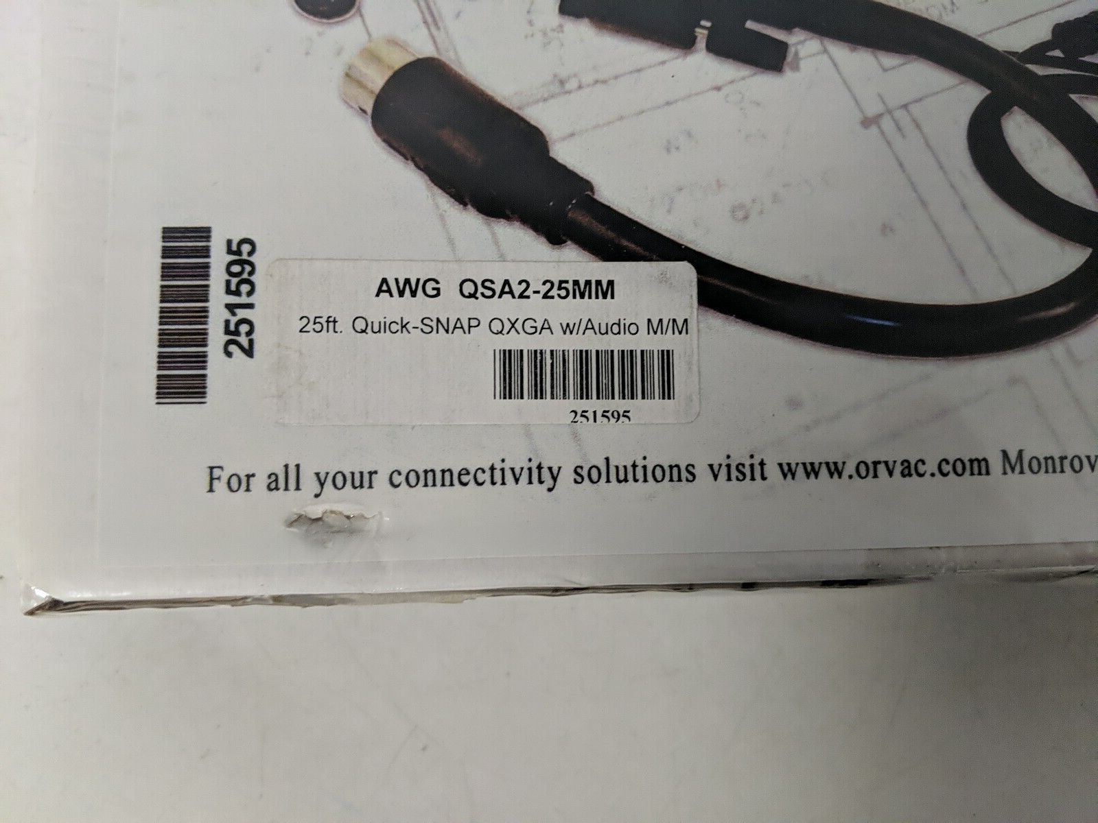COMMERCIAL GRADE CL-2 & FT-4 RATED SVGA W/AUDIO 25FT. M/M