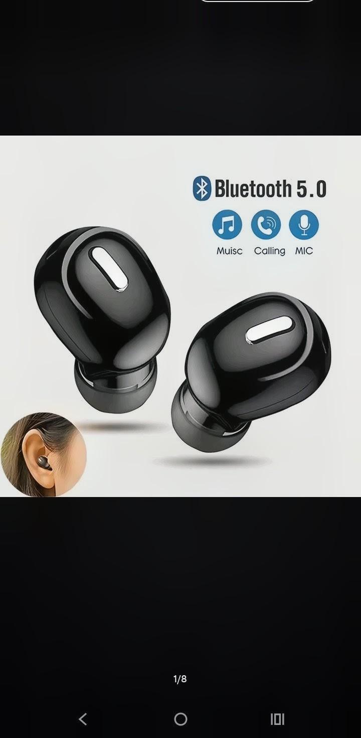 Lenovo XG-12 Bluetooth 5.3 Ear-Hook Wireless Earbuds ENC Mic w/ Case Black